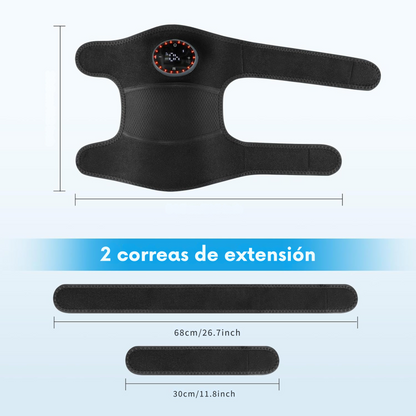 Masajeador de Rodilla con Calor y Vibración Ajustable