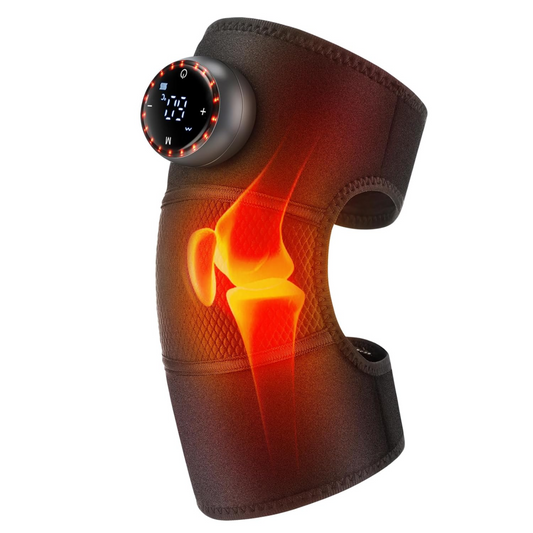 Masajeador de Rodilla con Calor y Vibración Ajustable