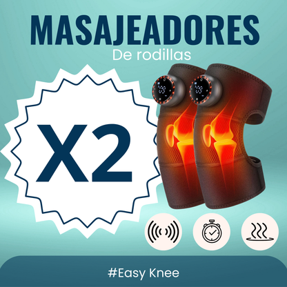 Masajeador de Rodilla con Calor y Vibración Ajustable